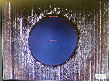 Waterjet Laser Hole Drilling Stainless Steel